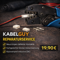 Kabel-Reparaturservice – Neucrimpen & Stecker-Instandsetzung